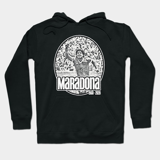 Maradona RIP Hoodie by karutees